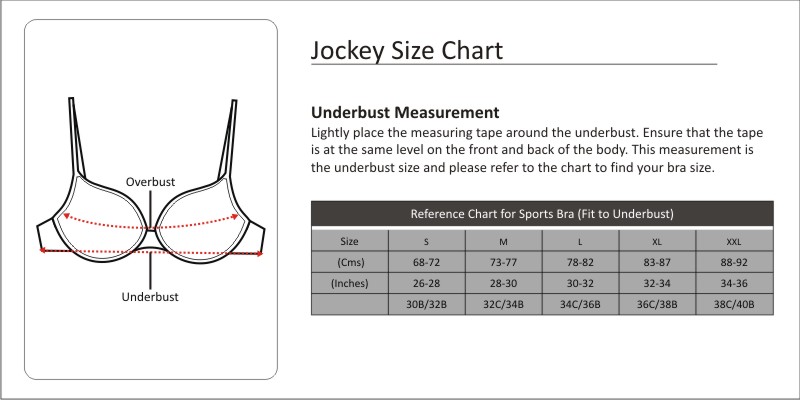 adidas sports bra size chart