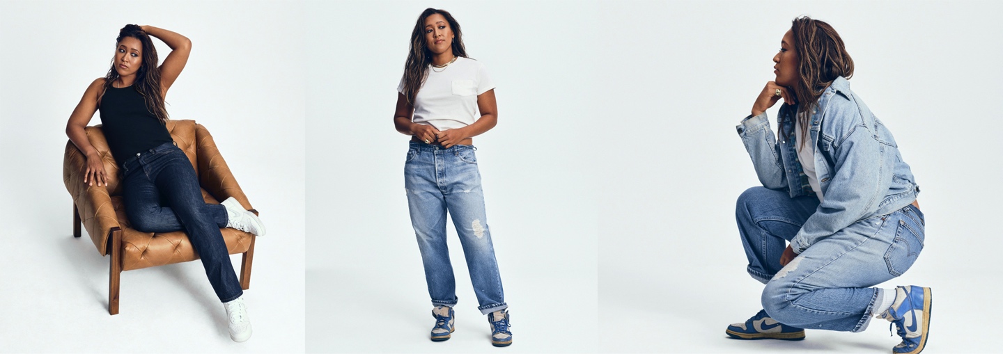 Emma Chamberlain stars in the Levi's Gold Tab Campaign