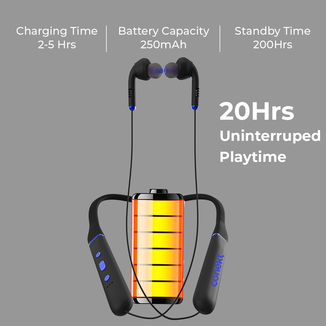 conekt bluetooth neckband bounce 4c