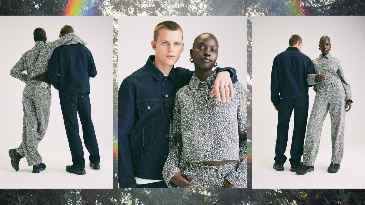 Two models styled in Levi's Wellthread collection - Levi's Hong Kong