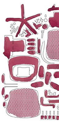 Celle Chair Materials Graphic