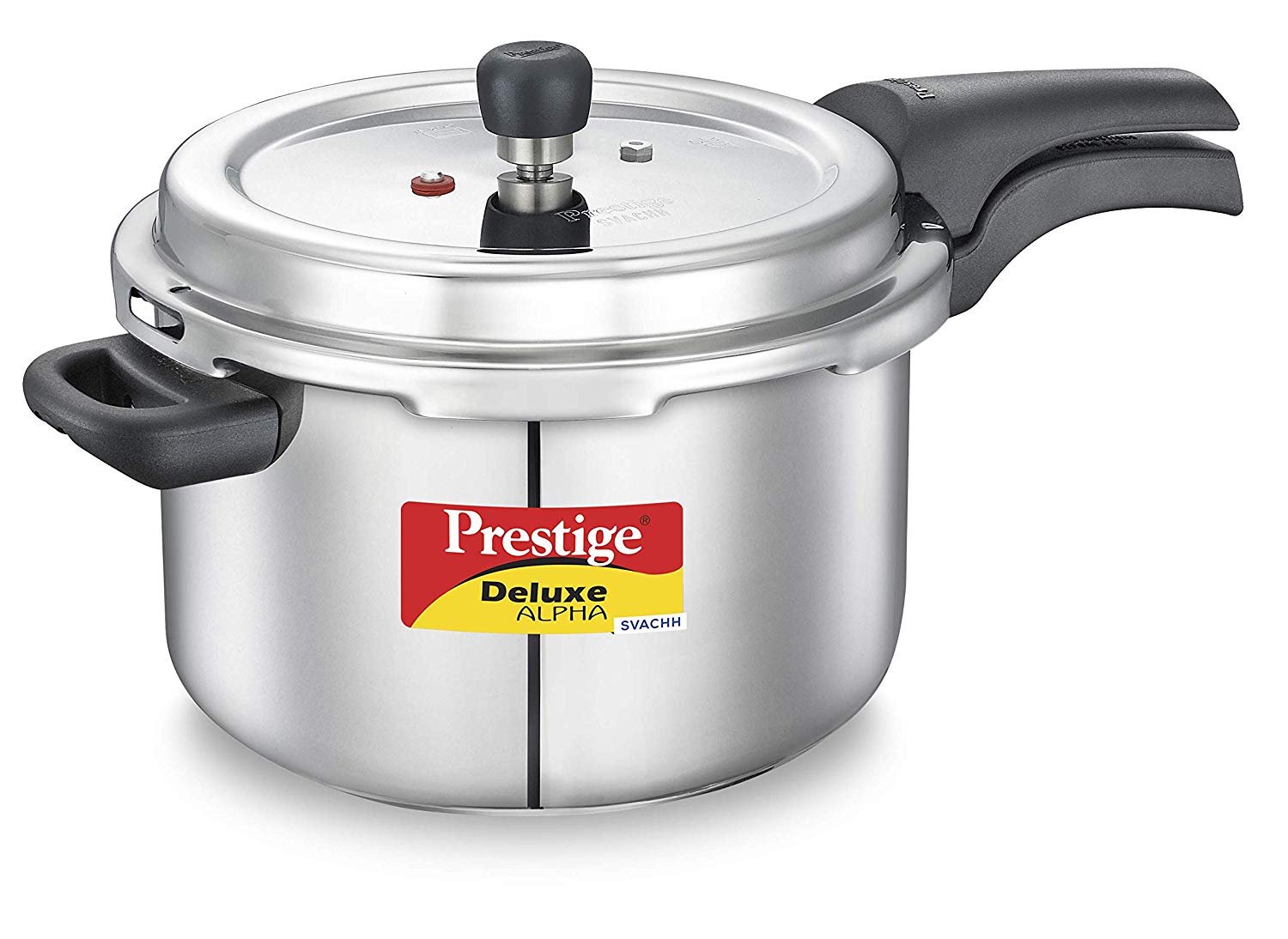  SS Deluxe Alpha Svachh Stainless steel Pressure Cooker 6.5 L