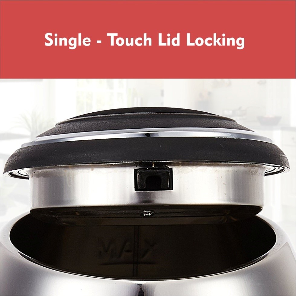 Single- Touch Lid Locking