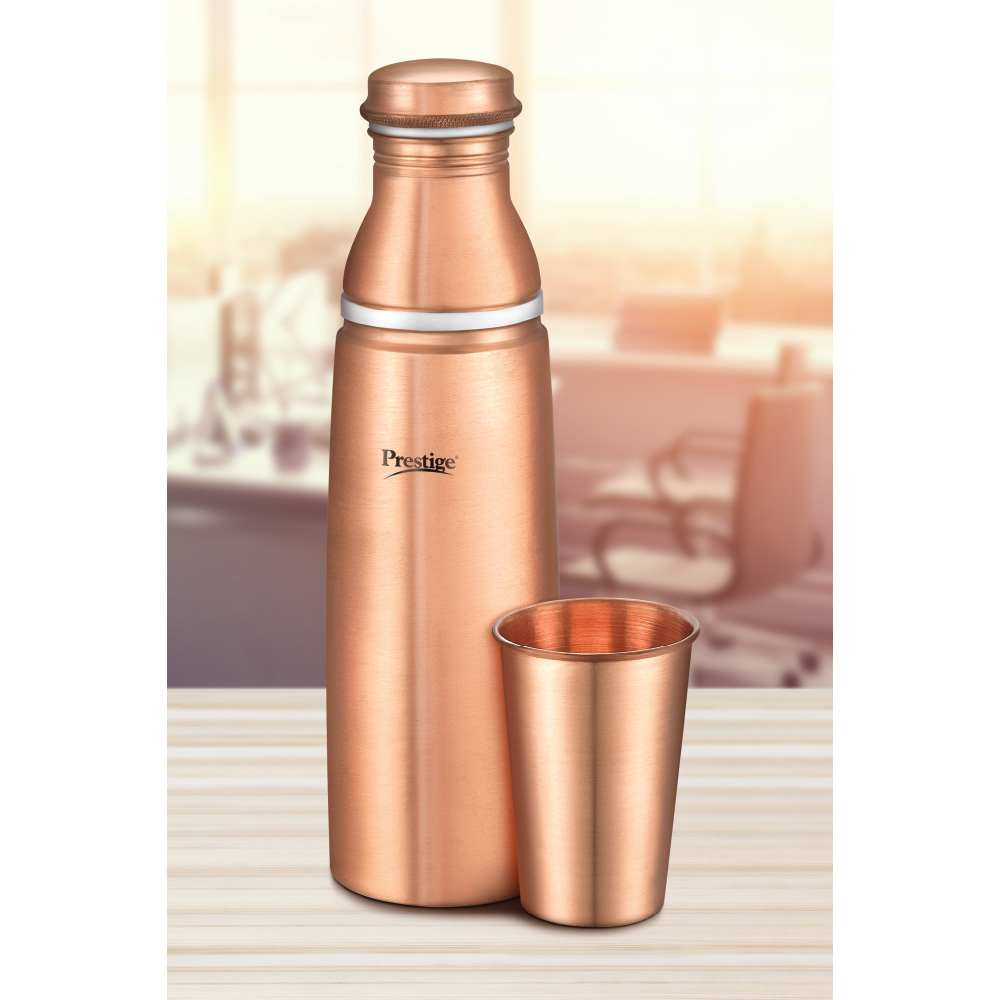  Copper Bottle With Tumbler 01